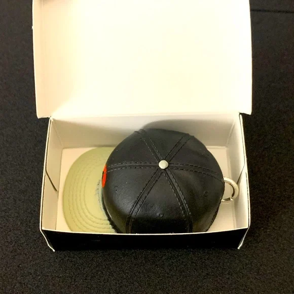 Airwalk Black/Khaki Baseball Hat Keychain - 4inch Replica Keychain - Picture 7 of 9